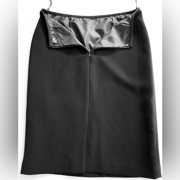Kasper Size 8 Black Skirt with Earring Bonus - Picture 14 of 14